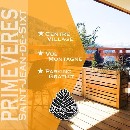 Appt Primeveres - Centre Village, Vue Montagne - Aravistour แซ็ง ฌอง เด ซิกท์ ภายนอก รูปภาพ